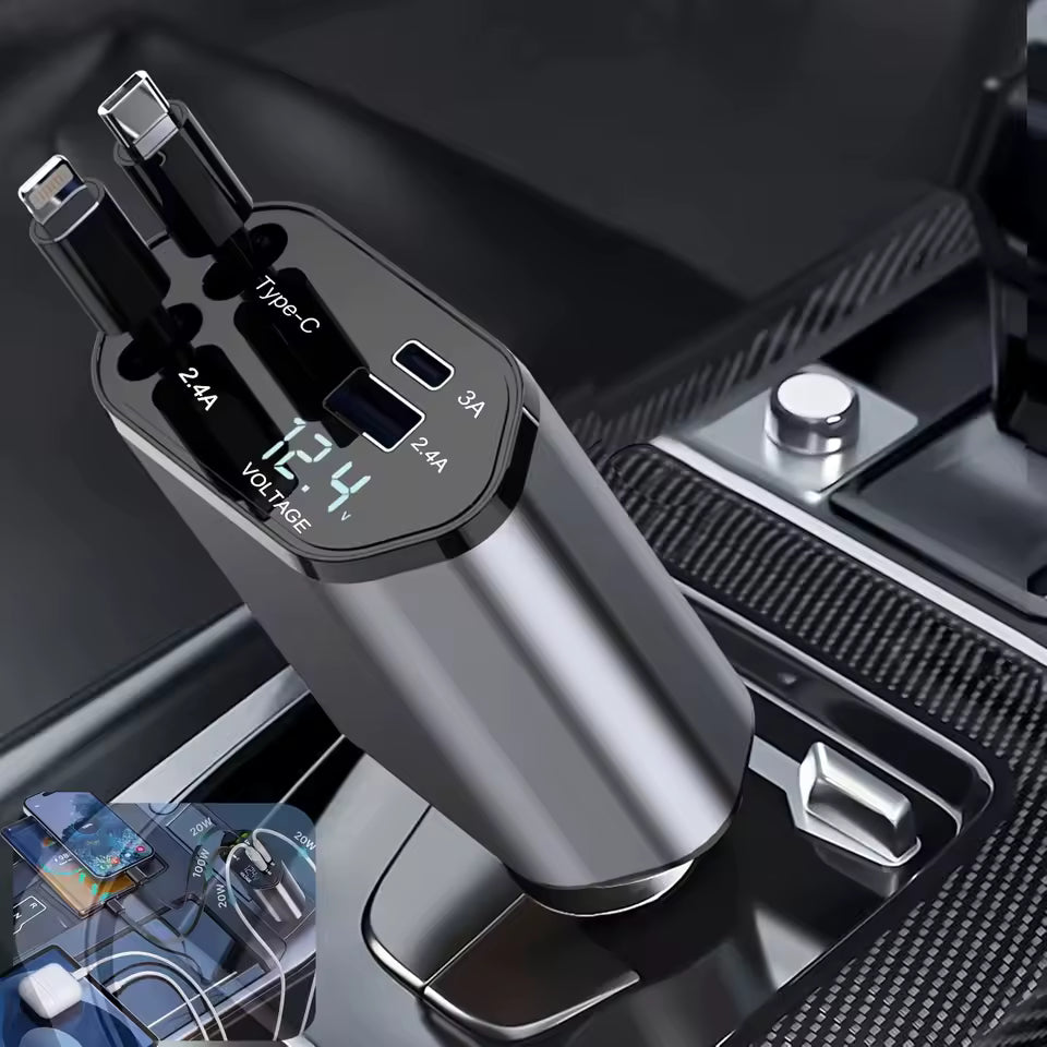 Car Charger QuickFlex – 4-in-1 Speed
