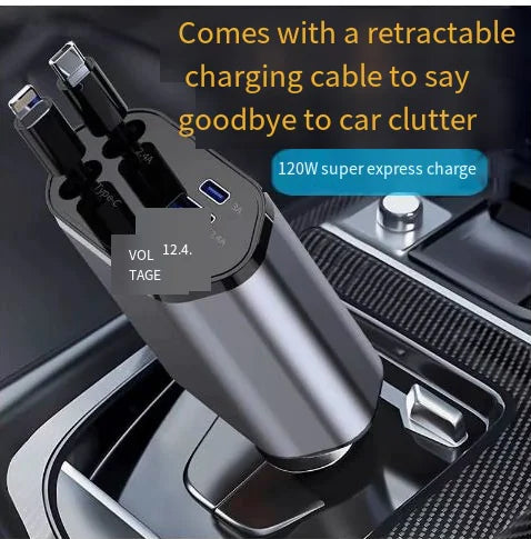 Car Charger QuickFlex – 4-in-1 Speed